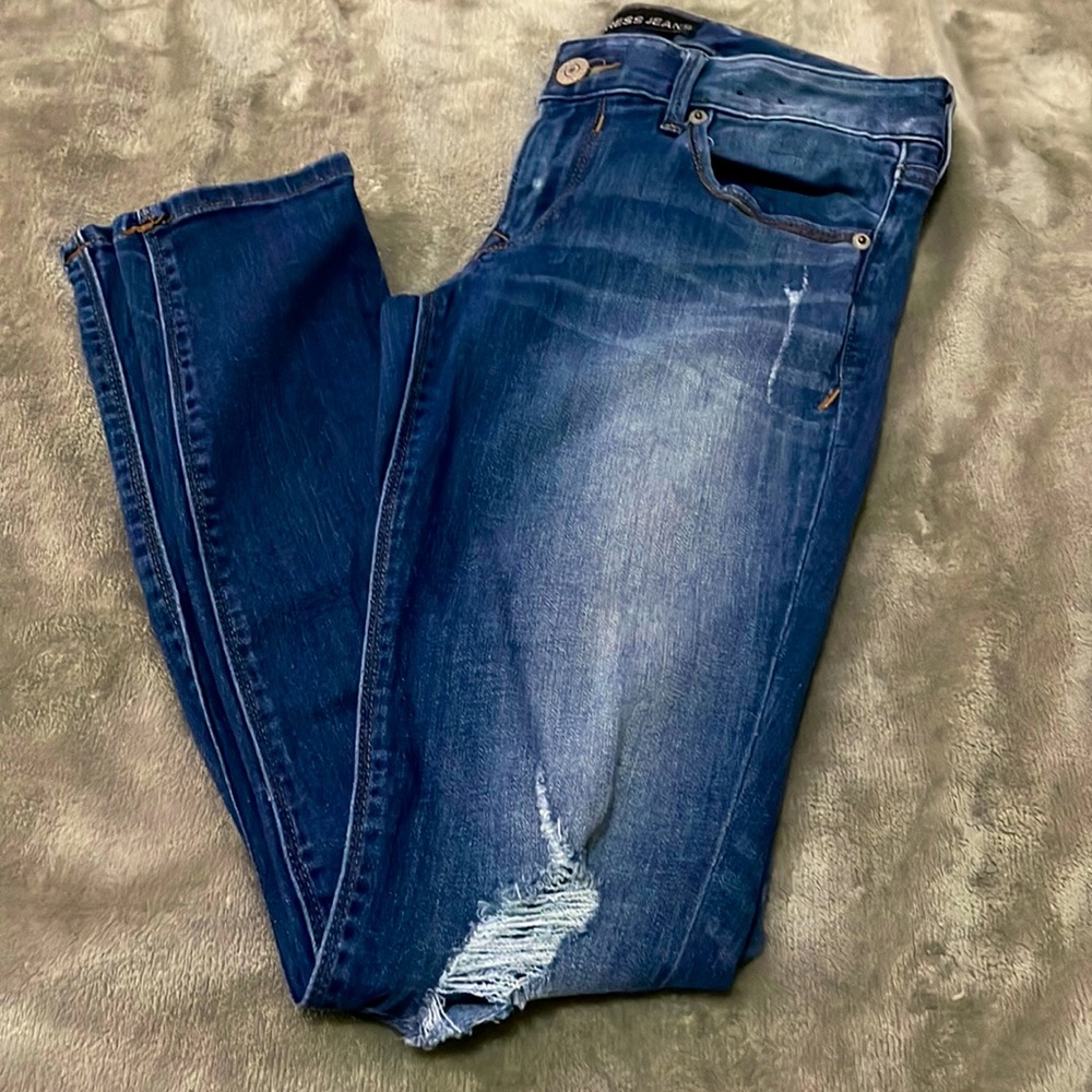 Express Ripped Legging Jeans SZ 4